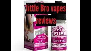 pink fizz from pocket fuel by little bro vapes reviews