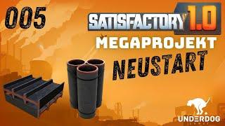 STAHLPRODUKTION - Der EPISCHE Neustart Satisfactory 1.0 #005  Automation & Lets Play