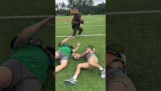 new middle linebacker is an animal   #football #sports #comedyskit #funny #blue42 #bear