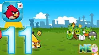 Angry Birds: Gameplay Walkthrough Part 11 - Mighty Hoax 1. 1-12 (iOS, Android)