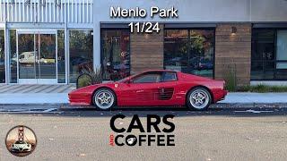 Menlo Park Cars & Coffee at Coffee Bar