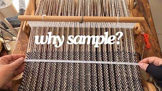 Why Sampling is good, and how draw in, take up and shrinkage are important  for a Rigid Heddle Loom