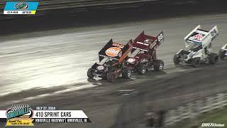 Knoxville Raceway 410 Highlights // July 27, 2024