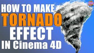 How to make TORNADO Effect in Cinema 4D | #mvstudio