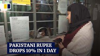 Pakistan rupee plunge after government lifts exchange rate cap to comply with IMF terms