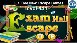 [Walkthrough] 501 Free New Escape Games level 111 - Exam hall escape - Complete Game