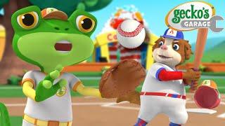 Baseball Break Down | Gecko's Garage | Trucks For Children | Cartoons For Kids