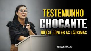 Testemunho Chocante | Difícil conter as Lágrimas - Missª Paula Gonçalves.