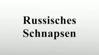 Russisches Schnapsen