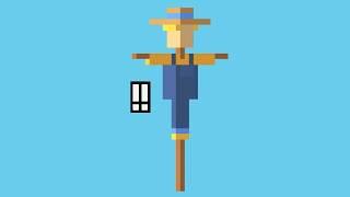 Unlocking The “Scarecrow” Character, In The “FARM” Area (Fourth Week), In CROSSY ROAD! 