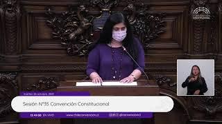 Lorena Céspedes - Discurso de Apertura Pleno N°35 - 26/10/2021.