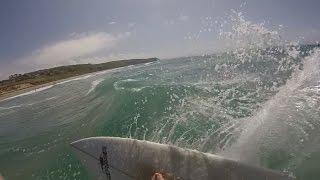 surfing west Cornwall 2017 GoPro