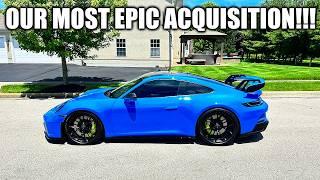 TAKING DELIVERY OF A NEW PORSCHE 911 GT3 992.2…