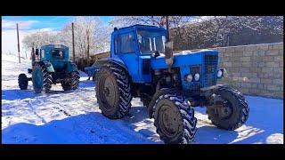 Трактор МТЗ 82 против Т-40.Сравнение сила тракторов.Comparison of Traktors Power