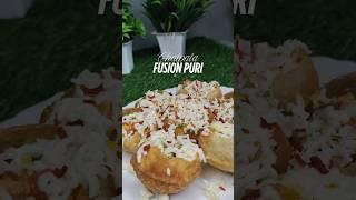 Chatpata Fusion Puri  | Paneer masala bombs! #recipe #shorts #viralshorts #fusion #foodie #spicy
