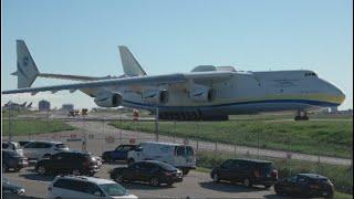 World's Heaviest Aircraft! Antonov An-225 Mriya Stunning Take Off from Toronto Pearson Airport