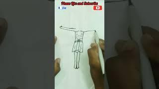 Jesus Christ/drawing of Jesus Christ/#shorts/ #drawing/#america