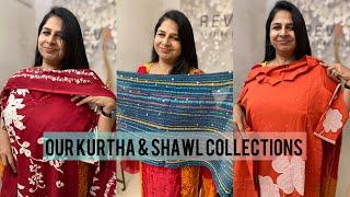 OUR LATEST KURTHA & SHAWL COLLECTIONS|REVATHY WEDDING COLLECTIONS MUVATTUPUZHA |8086575564