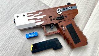 Working LEGO Glock-18 | Oxide Blaze [Blowback Rubber Band Gun]