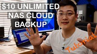 $10 Unlimited NAS Cloud Backup 2019 - QNAP Crashplan Tutorial