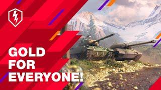 WoT Blitz. New Event: Gold Rush!