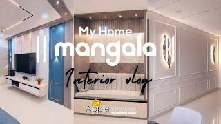 Aesthetic 3BHK Apartment Makeover at My Home Mangala, kondapur | Designed by Apple Interiors