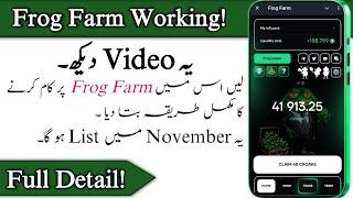 Frog Farm Airdrop | Frog Farm Telegram Airdrop | Frog Farm Telegram Bot Airdrop | Frog Farm Working