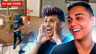  FREITAS E NOBRU AO VIVO  DUO DA RESENHA  FREE FIRE MOBILE  LIVE ON! 