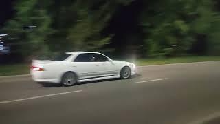 Drag racing Honda Torneo EvroR vs Toyota Mark 2JZ-GE