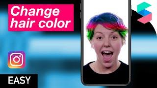 Change hair color with Quick hair - Spark AR tutorial