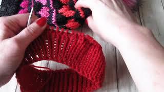 Pine Notes: Continental Knitting Intro ~ Tips for my new knit hat pattern
