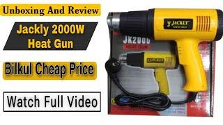 Jackly 2000W Air Heat Gun for Domestic And Industrial Use Color Yellow JK2000 full Review