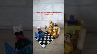 Обзор самодельной лего пиццерии Fredbear's Family Diner. #lego #fnaf #fredbear #shorts