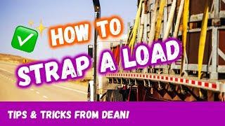 How To Strap A Load on a Flatbed for Dummies