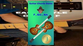 Master 3 Essential Guitar Chords in MINUTES! (F, Em & Am) | Jonathan Sturgill