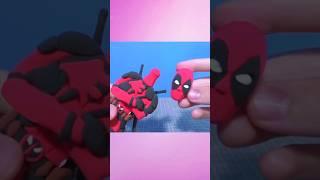 Лепка дедпула#marvel#deadpool3#film#фильм#какслепить#пластилин#глина#извоздушного#clay#wolverine