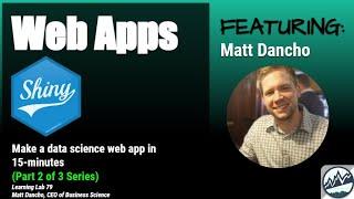 Shiny Web Apps For Consulting Part 2: How To Make A Web App In 15-Minutes (With R Shiny)