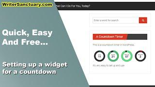 Adding a Free Countdown Timer Widget to WordPress