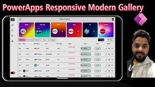 Power Apps Modern Gallery Design | Modern UI Design PowerApps