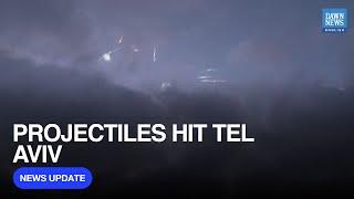 Iran Launches Missiles; Projectiles Hit Tel Aviv | Dawn News English