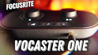 Focusrite Vocaster One | аудиоинтерфейс для подкастов