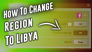 How to Change Region to Libya In Pubg Mobile | How to Connect Libya Server in Pubg | Libya Server