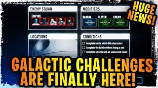 GALACTIC CHALLENGES ARE HERE! Big Info You Need To Know! New Era for SWGoH?