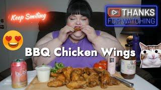 BBQ Chicken Wings Mukbang Eating Show