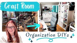 Craft Room Organization and Small Office Ideas | Chalk Couture Storage Solutions