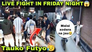 Friday night thamel|| daro lafada paryo || fight in thamel || pathao night vlog in thamel