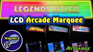 Legends BitLCD Arcade Marquee Setup and Review (AtGames 2022)