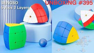 Unboxing №395 3-слойный пентаэдр | Sengso Five Axis Three-layers Cube | 5 Axis 3 Layers