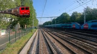  4K  Dijon - Paris-Bercy cab ride in a BB7200 [06.2023] Führerstandsmitfahrt