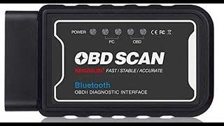 KINGBOLEN Bluetooth OBD2 Scanner Review and Demo